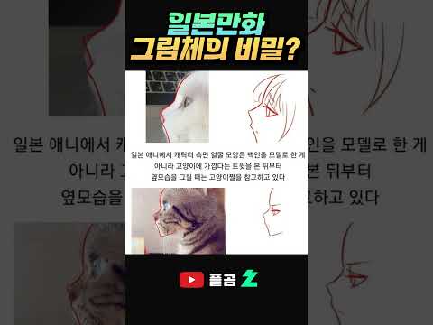 일본만화 그림체의 비밀