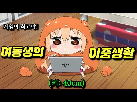 외모, 성적, 모든 게 "완벽한" 고딩 여동생이 집에만 오면 "40cm 건어물녀"로 변하는 "이중생활"을 그린 애니【애니리뷰】[애니추천]