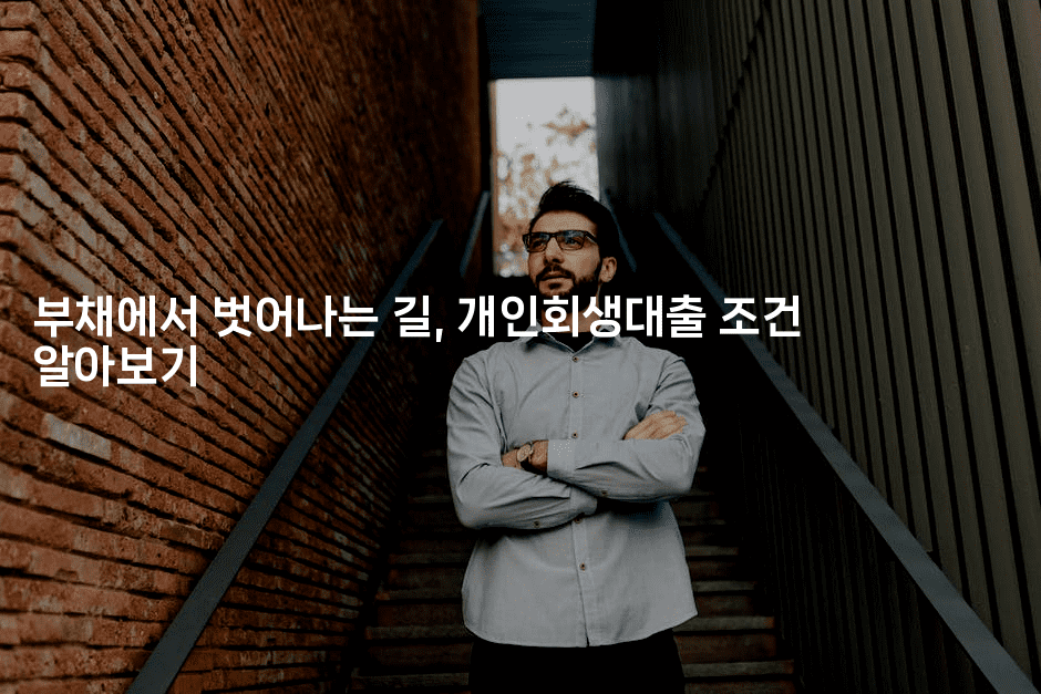 부채에서 벗어나는 길, 개인회생대출 조건 알아보기-애니멀리