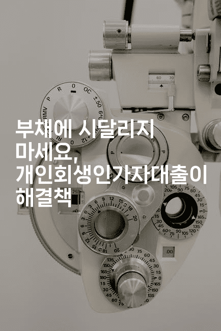 부채에 시달리지 마세요, 개인회생인가자대출이 해결책-애니멀리